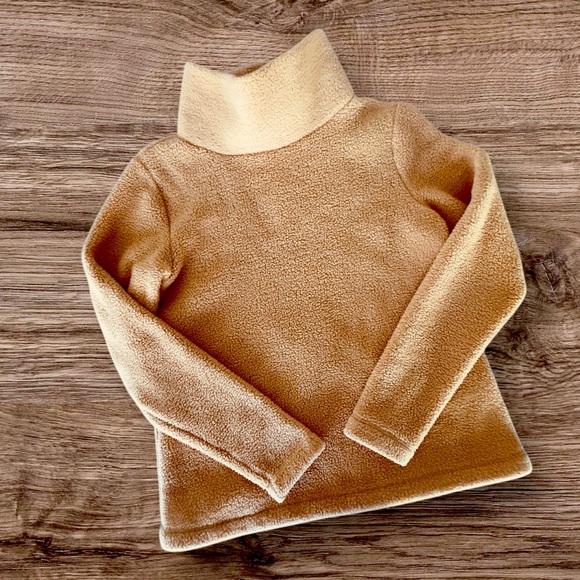 Dudley Stephens Sweaters - Dudley Stephens Greenpoint Turtleneck Camel Sherpa Fleece XS